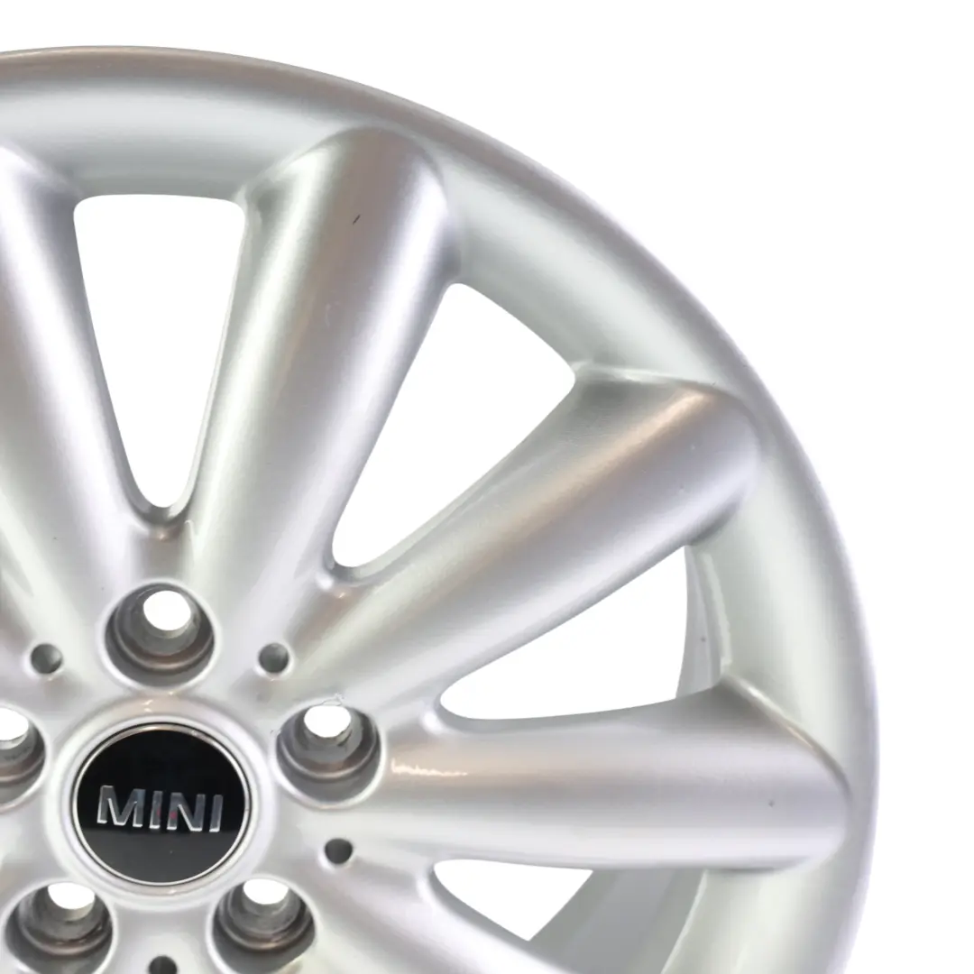 Alloy Rim 17" 7J ET:54 Cosmos Spoke 499 to Mini Cooper F55 F56 Silver Wheel with Part number 6855108 Mini Cooper F55 F56 Silver Wheel Alloy Rim 17" 7J ET:54 Cosmos Spoke 499 - SKU 6855108-3 - Part number 6855108