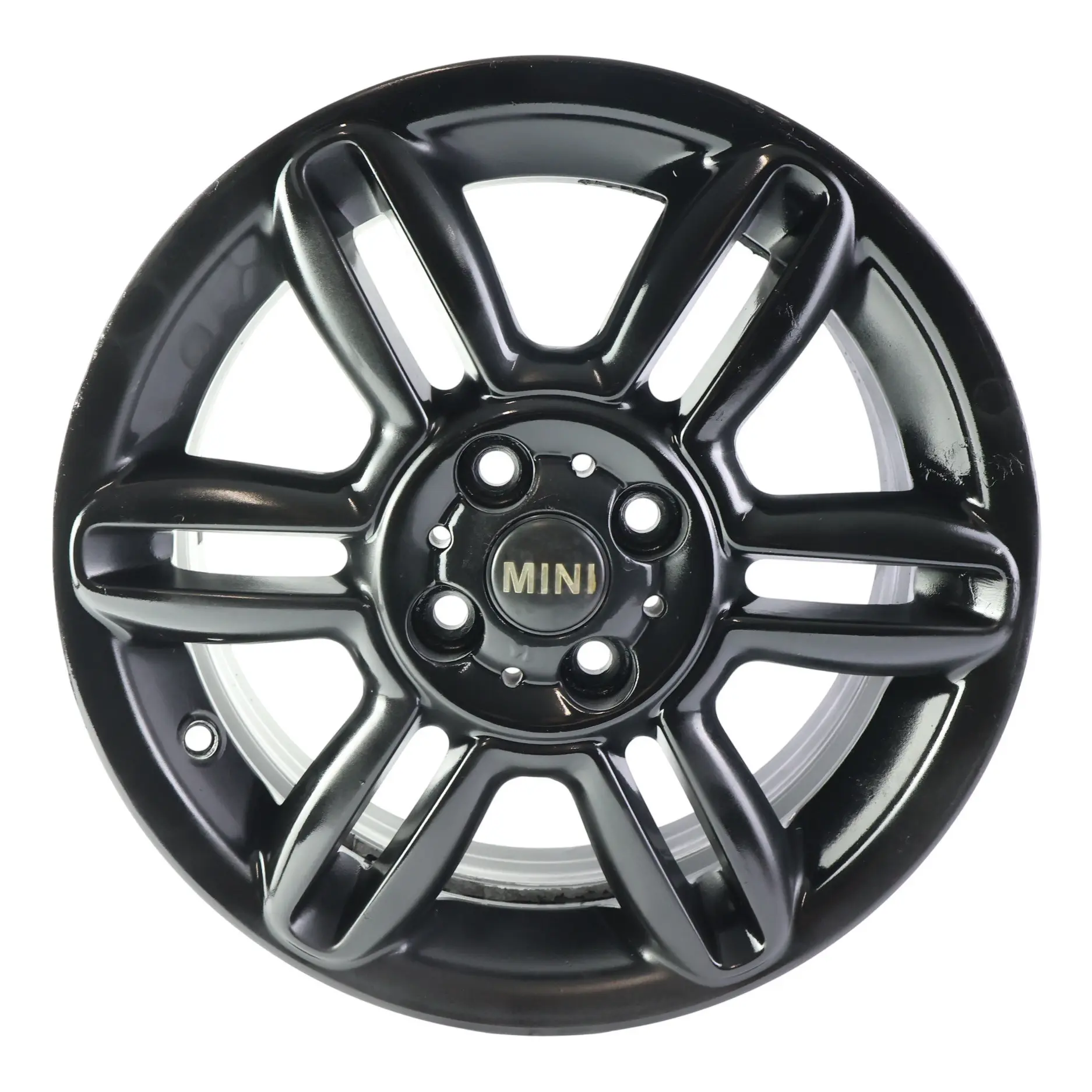 Mini Cooper R55 R56 R57 Schwarz Felge 16" 6,5J 6-Stern Doppelspeiche 119
