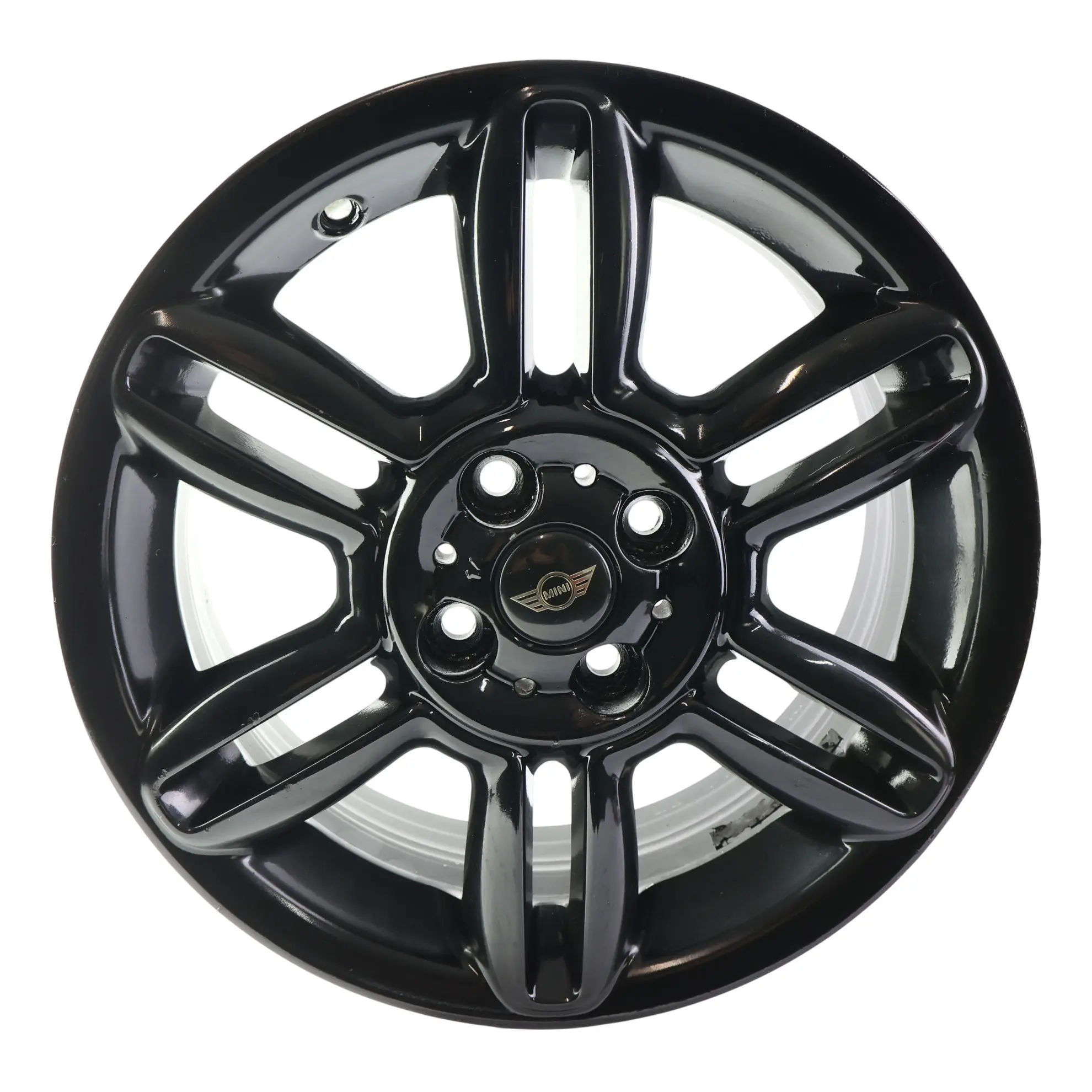 Mini Cooper R55 R56 R57 Llanta De Aleación Negra 16" 6,5J 6-Star Twin Spoke 119