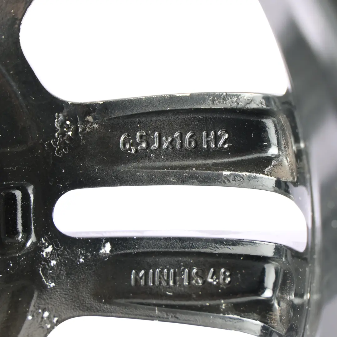 Mini Cooper R55 R56 R57 Jante Alliage Noire 16" 6,5J 6-Star à Double Rayons 119 - SKU 6856969-3 - Numéro de pièce 6856969