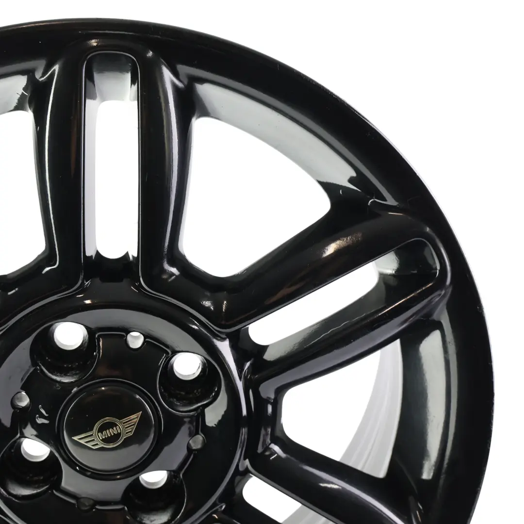 Llanta De Aleación Negra 16" 6,5J 6-Star Twin Spoke 119 para Mini Cooper R55 R56 R57 con número de pieza 6856969 Mini Cooper R55 R56 R57 Llanta De Aleación Negra 16" 6,5J 6-Star Twin Spoke 119 - SKU 6856969-3 - Número de pieza 6856969