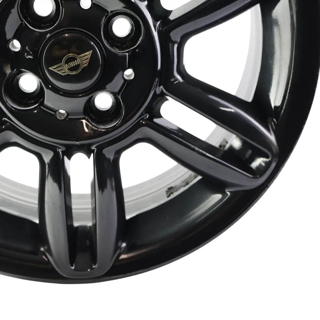 Llanta De Aleación Negra 16" 6,5J 6-Star Twin Spoke 119 para Mini Cooper R55 R56 R57 con número de pieza 6856969 Mini Cooper R55 R56 R57 Llanta De Aleación Negra 16" 6,5J 6-Star Twin Spoke 119 - SKU 6856969-3 - Número de pieza 6856969