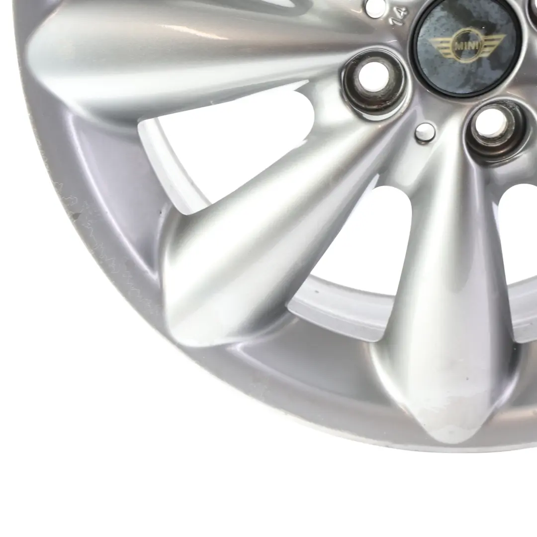 Mini R55 R56 R57 Gris Llanta De aleacion 17" 7J ET:48 Radios conicos 121 - SKU 6857070-2 - Número de pieza 6857070