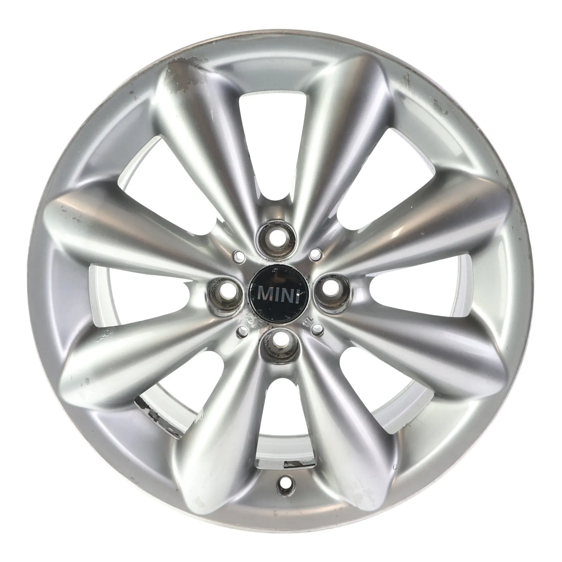 Mini R55 R56 R57 Grey Wheel Alloy Rim 17" 7J ET:48 Conical Spoke 121 6857070