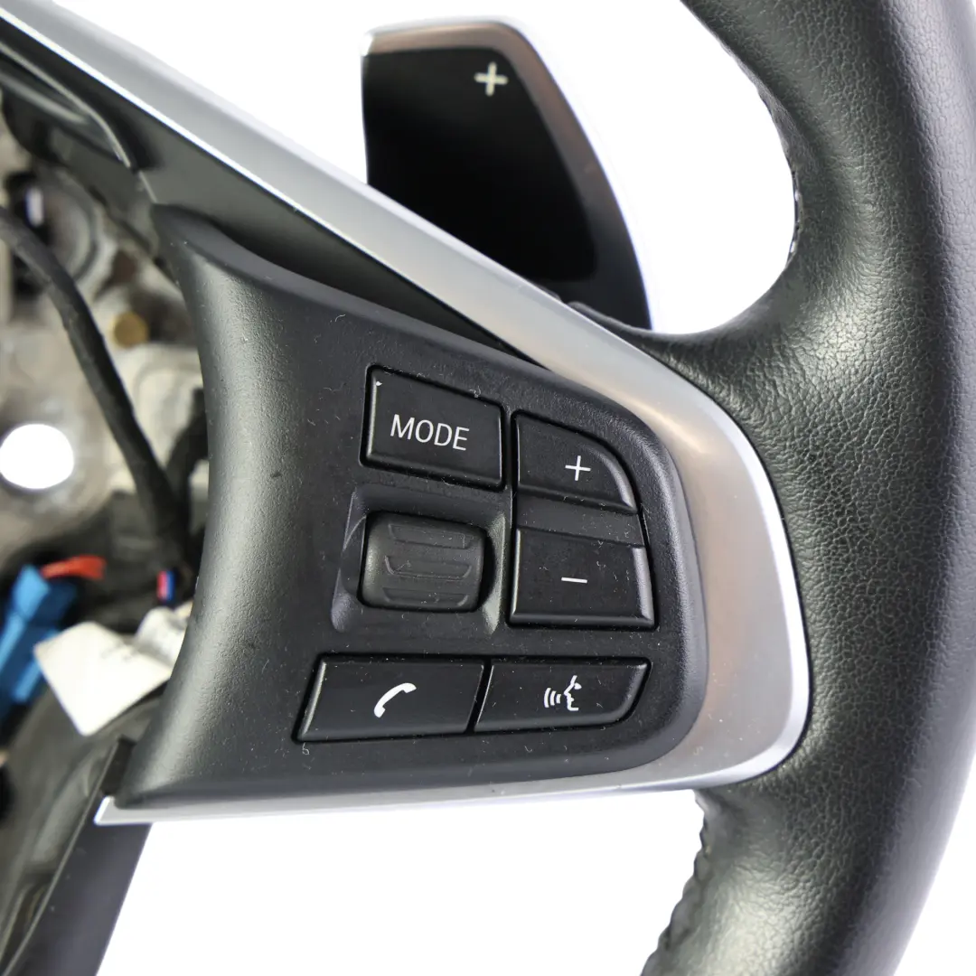 Steering Wheel BMW F45 X1 F48 X2 F39 Black Leather Sport Paddle Shift to with Part number 6860361 Steering Wheel BMW F45 X1 F48 X2 F39 Black Leather Sport Paddle Shift - SKU 6860361 - Part number 6860361