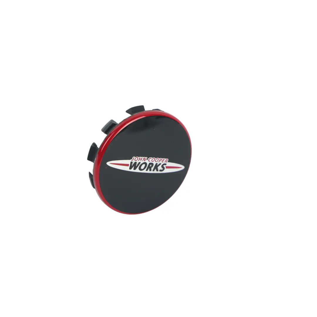 Centre Cap John Cooper Works to Mini Cooper F55 F56 F57 JCW Wheel with Part number 6861092 Mini Cooper F55 F56 F57 JCW Wheel Centre Cap John Cooper Works - SKU 6861092 - Part number 6861092