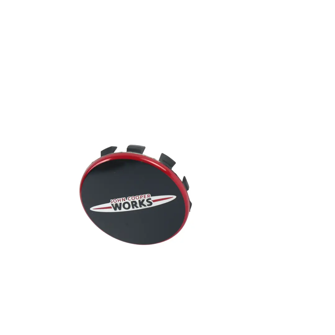 Centre Cap John Cooper Works to Mini Cooper F55 F56 F57 JCW Wheel with Part number 6861092 Mini Cooper F55 F56 F57 JCW Wheel Centre Cap John Cooper Works - SKU 6861092 - Part number 6861092