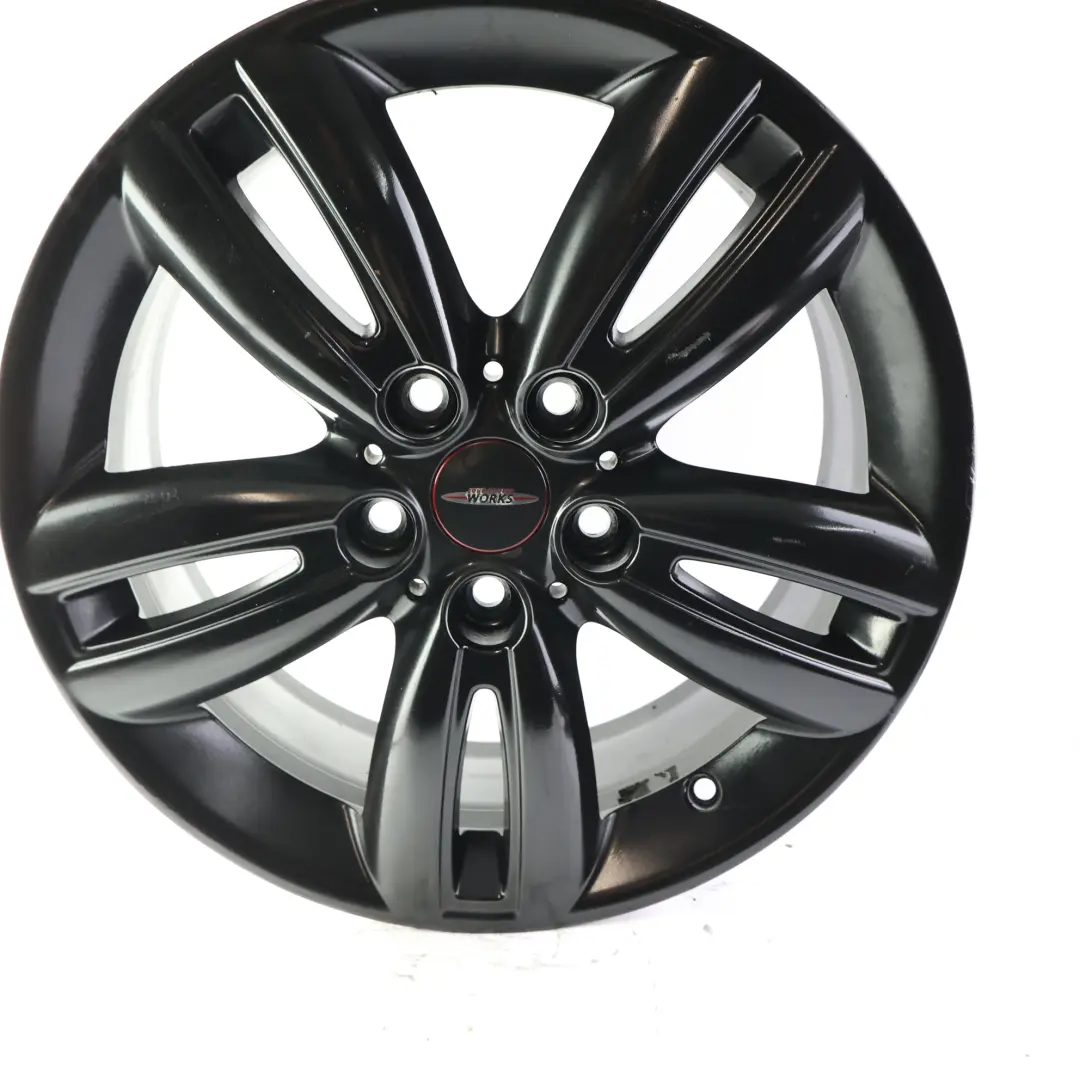 Alloy Rim 17" 7J ET:54 Track Spoke 562 to Mini Cooper F55 F56 Black Wheel with Part number 6866366 Mini Cooper F55 F56 Black Wheel Alloy Rim 17" 7J ET:54 Track Spoke 562 - SKU 6866366-2 - Part number 6866366