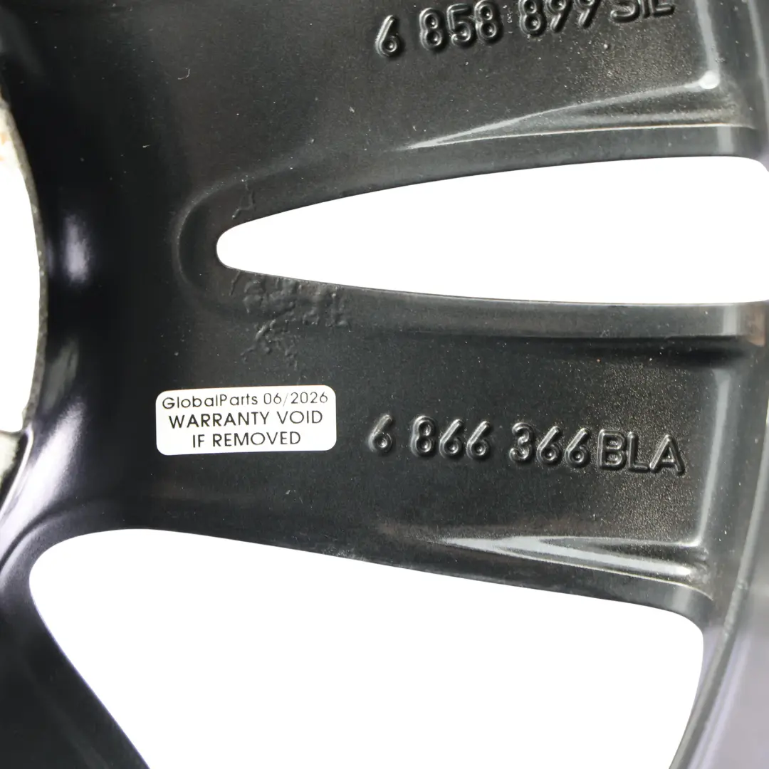 Mini Cooper F55 F56 Nero Cerchio in lega 17" 7J ET:54 Track Spoke 562 - SKU 6866366-2 - Numero di parte 6866366