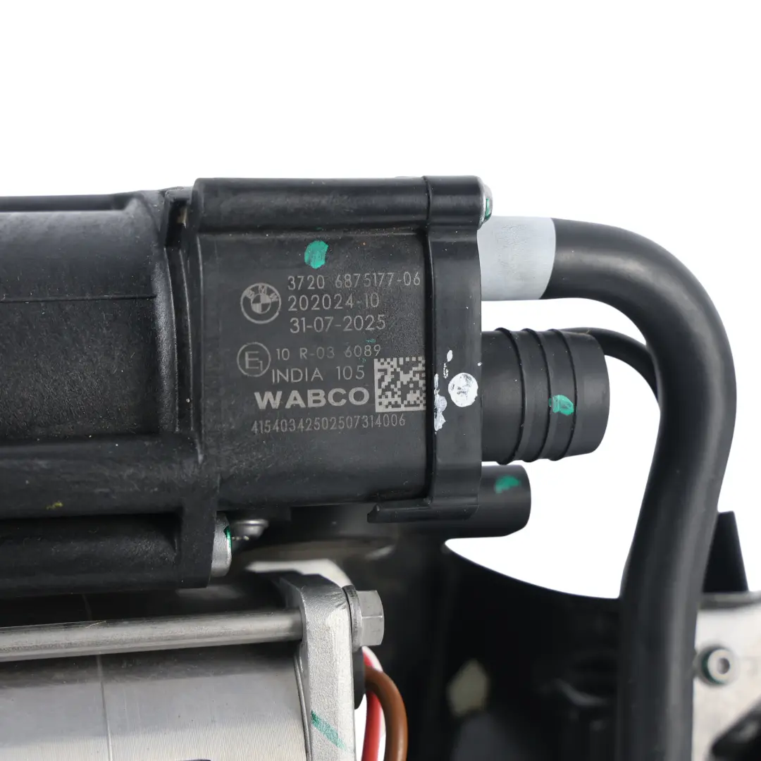 BMW X5 F15 Air Suspension Self Leveling Compressor Motor Unit - SKU 6875177-3 - Part number 6875177