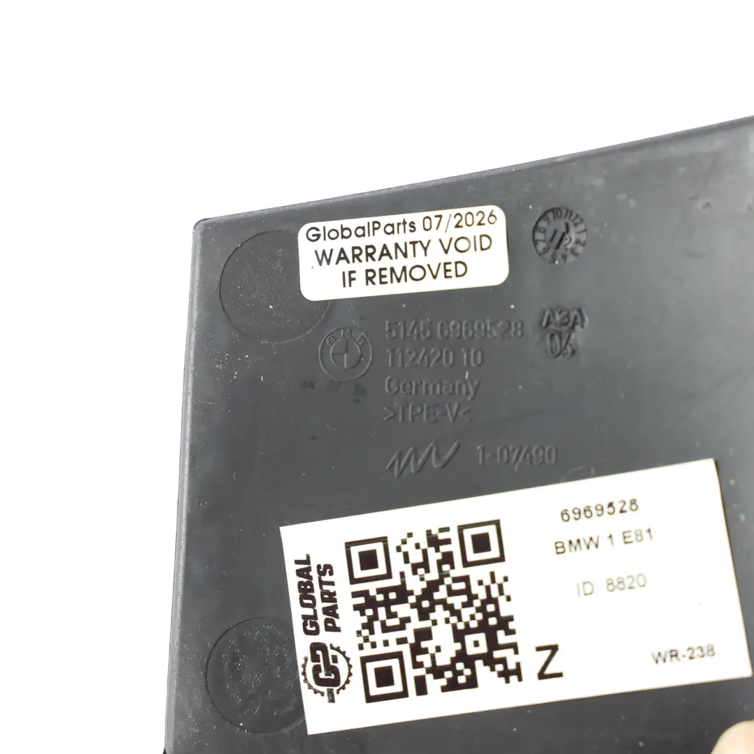 Lenksäule Gummi Einsatz Matte für BMW E81 E82 E87 E88 mit Teilenummer 6969528 BMW E81 E82 E87 E88 Lenksäule Gummi Einsatz Matte - SKU 6969528 - Teilenummer 6969528