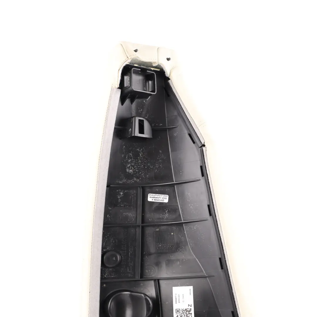 BMW E81 E82 Rear Seat Side Finisher Cover Left N/S Leather Boston Lemon 6984877 - SKU 7257007 - Part number 7257007