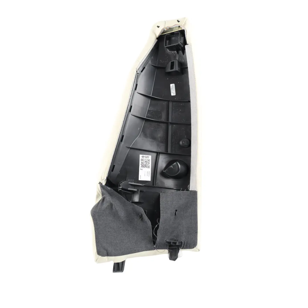 BMW E81 E82 Rear Seat Side Finisher Cover Right O/S Leather Boston Lemon 6984878 - SKU 7257008 - Part number 7257008