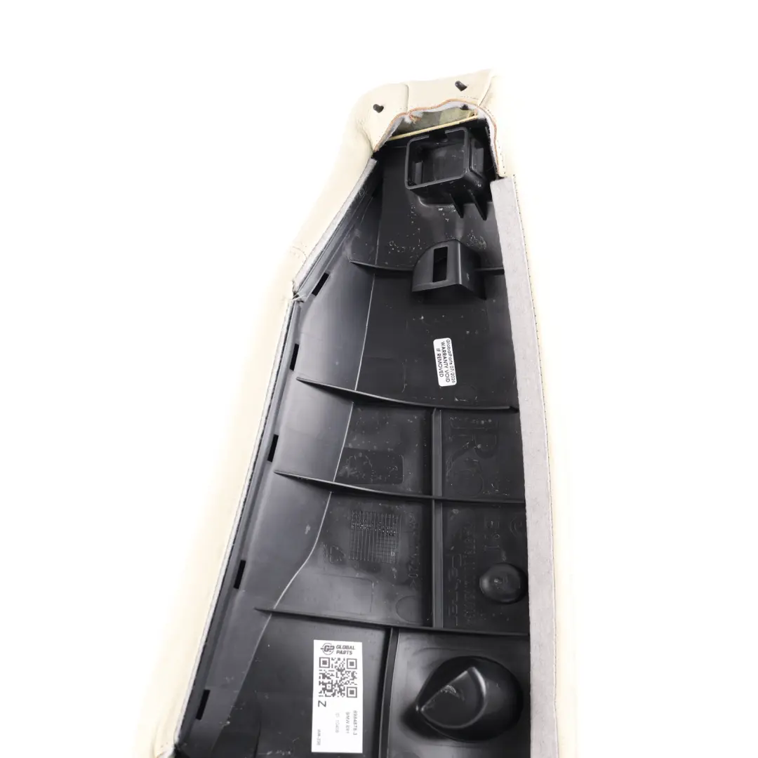 BMW E81 E82 Rear Seat Side Finisher Cover Right O/S Leather Boston Lemon 6984878 - SKU 7257008 - Part number 7257008