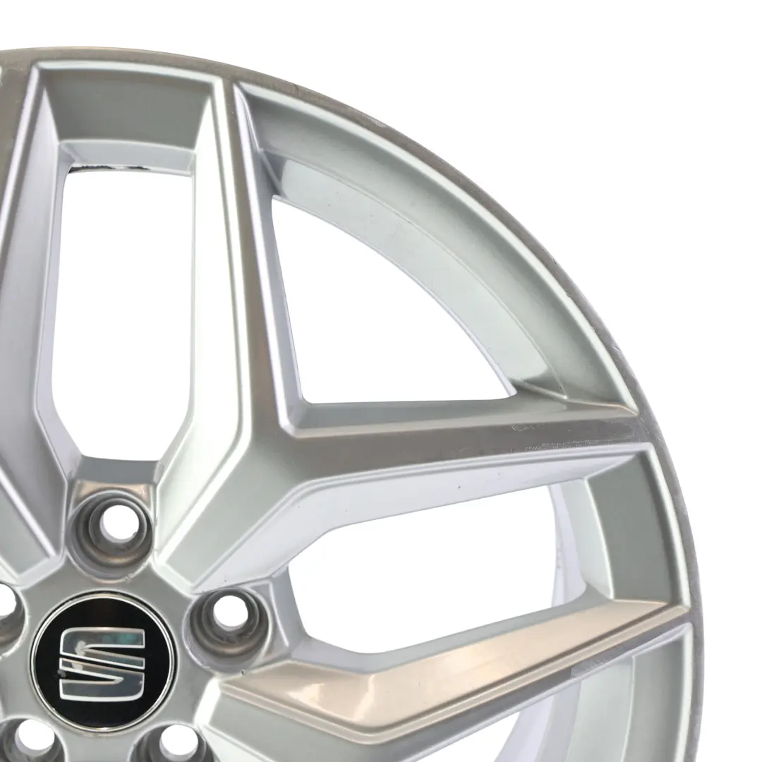 Seat Ibiza Silver Alloy Wheel Rim 17" 7J ET:51 - SKU 6F0601025C-1 - Part number 6F0601025C