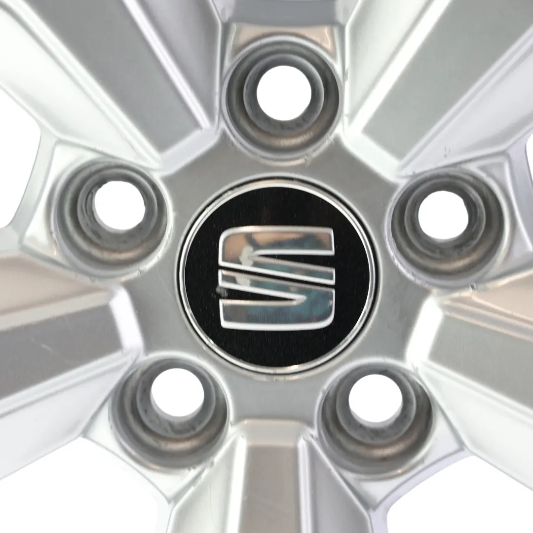 Alloy Wheel Rim 17" 7J ET:51 to Seat Ibiza Silver with Part number 6F0601025C Seat Ibiza Silver Alloy Wheel Rim 17" 7J ET:51 - SKU 6F0601025C-1 - Part number 6F0601025C