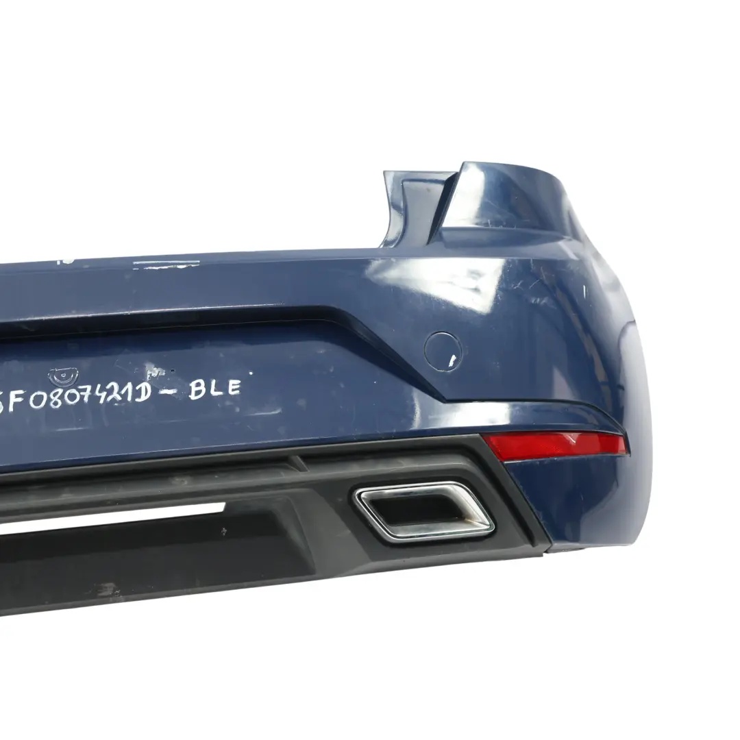 Seat Ibiza FR Rear Bumper Panel Cover Trim Mediterranean Blue Metallic - 511 - SKU 6F0807421D-MEDI - Part number 6F0807421D