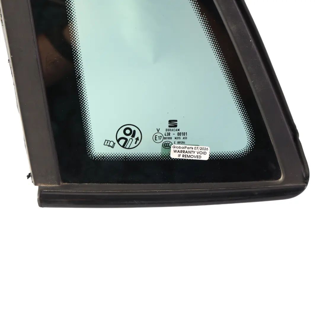 Seat Ibiza Mk5 Cristal Ventana Trasera Tintado Izquierdo - SKU 6F0845299A - Número de pieza 6F0845299A