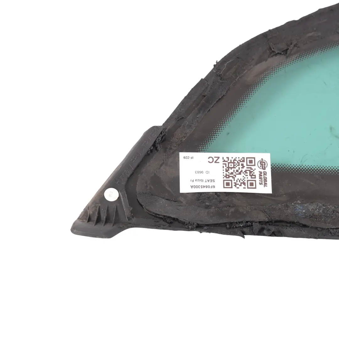 Seat Ibiza Rear Quarter Glass Window Tinted Rear Right O/S - SKU 6F0845300A - Part number 6F0845300A