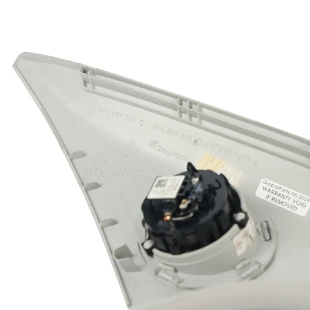 Seat Ibiza Mk5 Garniture Montant A Panneau Gauche Gris - SKU 6F0867233D - Numéro de pièce 6F0867233D