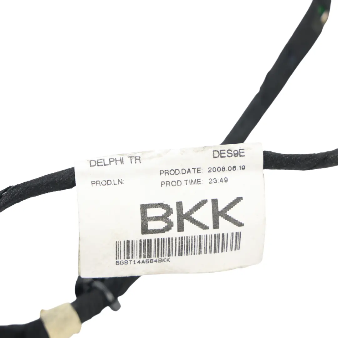 Ford Mondeo Mk4 Front Door Wiring Harness Loom Driver's Side - SKU RHD-6G9T-14A584-BKK - Part number 6G9T-14A584-BKK