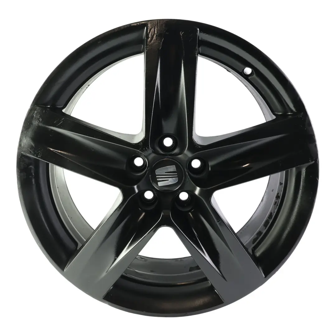 6J Black Alloy Wheel Rim 17" 7J ET:43 to Seat Ibiza with Part number 6J0601025J Seat Ibiza 6J Black Alloy Wheel Rim 17" 7J ET:43 - SKU 6J0601025J-1 - Part number 6J0601025J