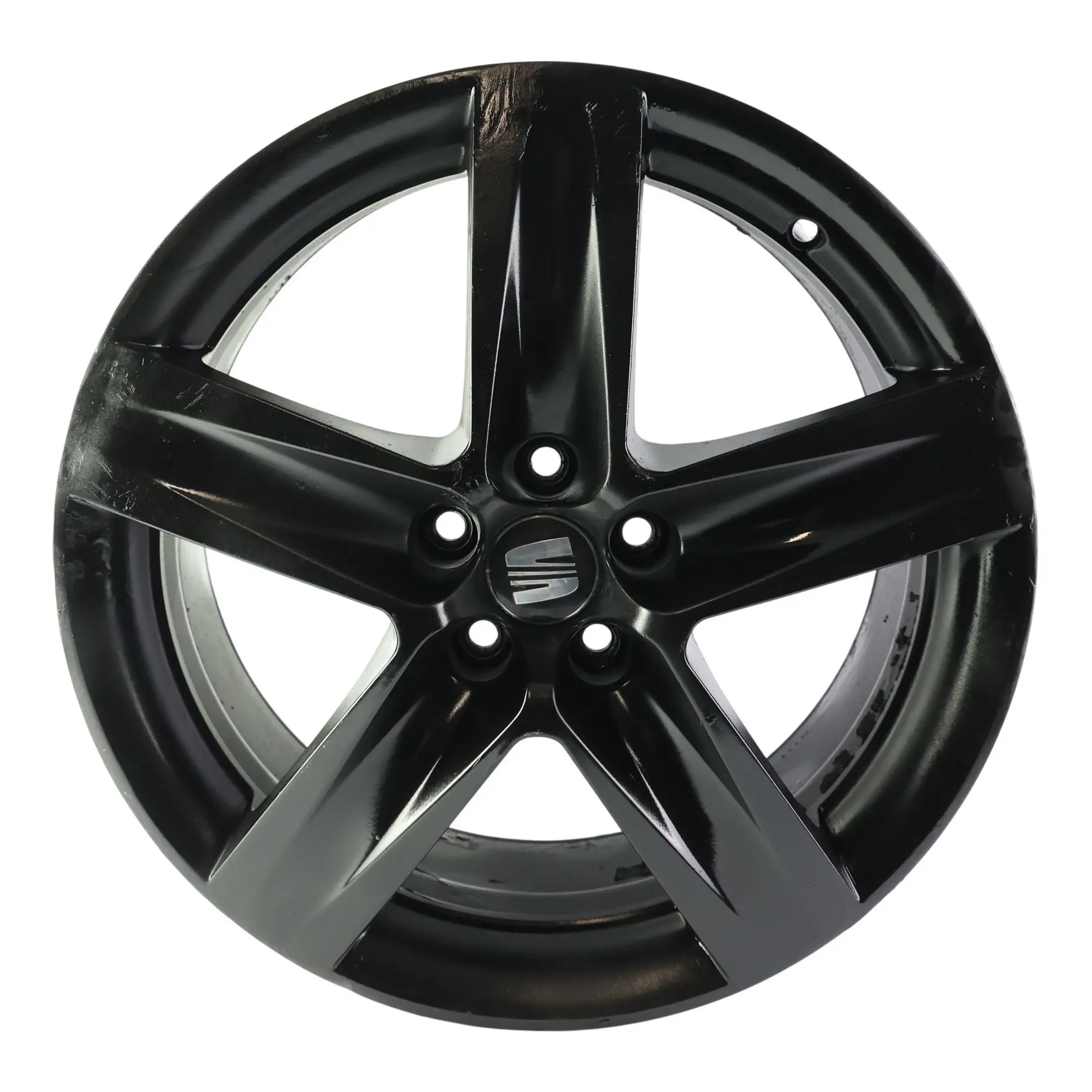 Seat Ibiza 6J Black Alloy Wheel Rim 17" 7J ET:43 6J0601025J