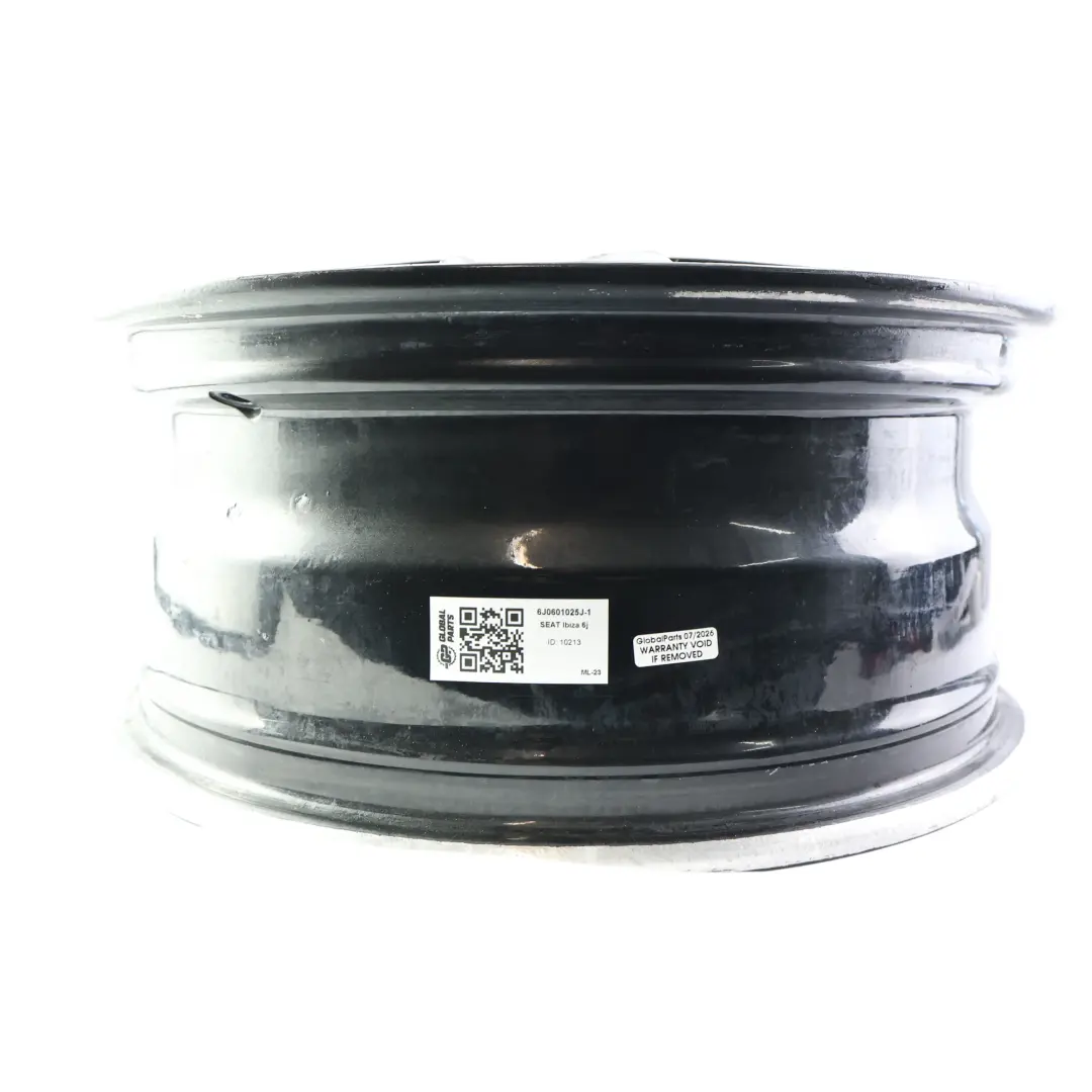 Seat Ibiza 6J Black Alloy Wheel Rim 17" 7J ET:43 - SKU 6J0601025J-1 - Part number 6J0601025J