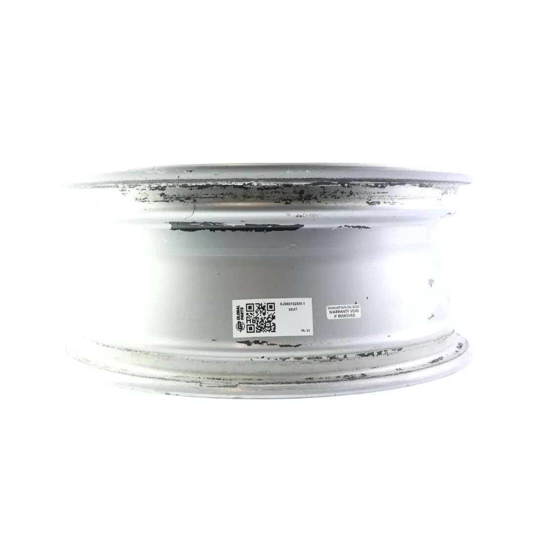 Mk4 Alloy Wheel Rim Silver 15" ET:38 6J to Seat Ibiza with Part number 6J0601025M Seat Ibiza Mk4 Alloy Wheel Rim Silver 15" ET:38 6J - SKU 6J0601025M-1 - Part number 6J0601025M