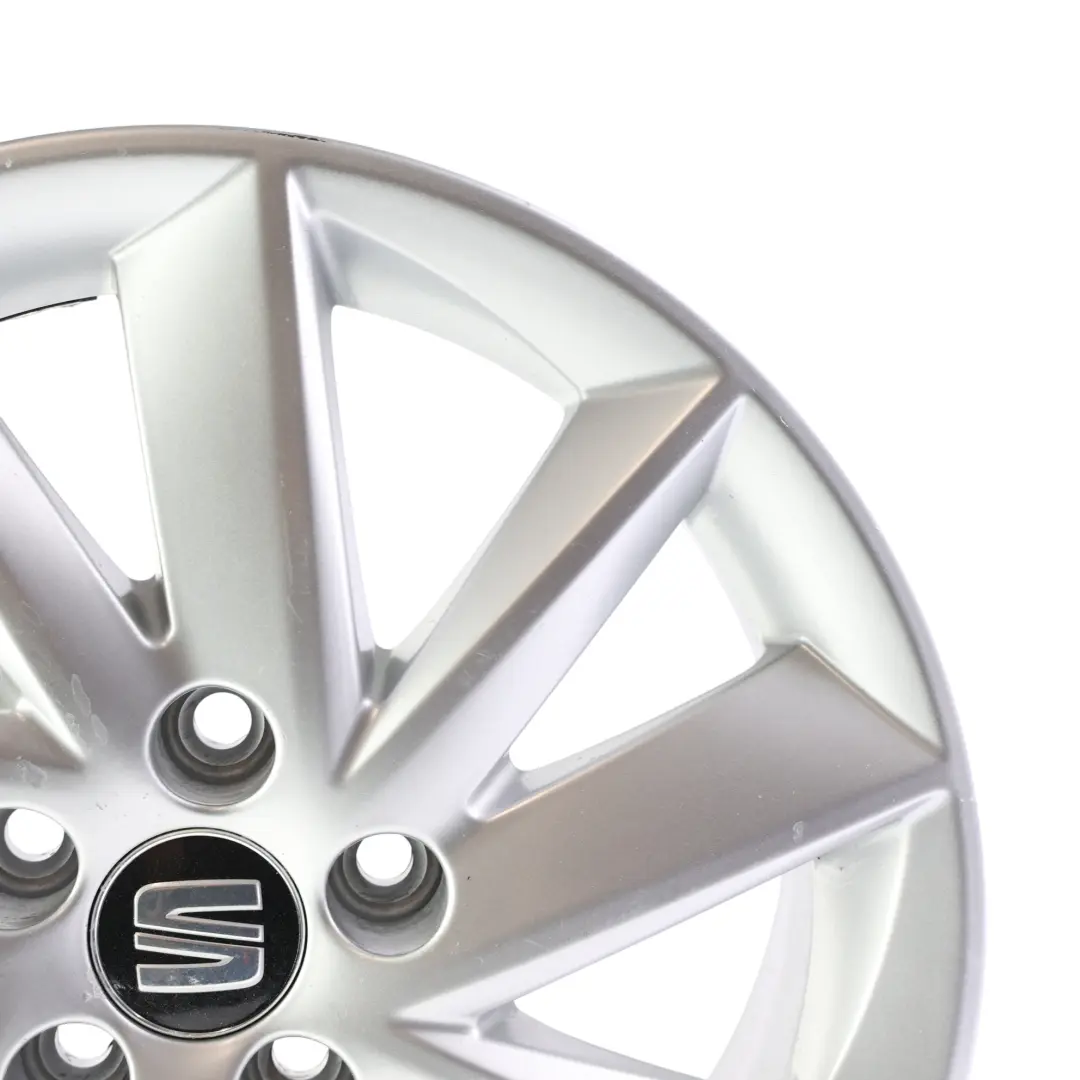 Seat Ibiza MK4 Llanta Aleación Plata 15" ET:38 6J - SKU 6J0601025M-2 - Número de pieza 6J0601025M