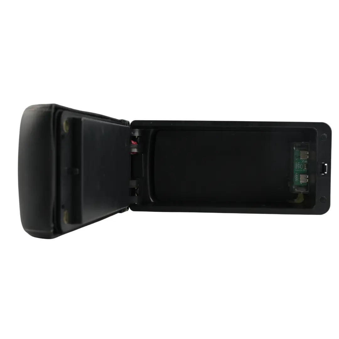6J Centre Console Armrest Black Leather 2X USB 1X USB C to Seat Ibiza with Part number 6J0864207A Seat Ibiza 6J Centre Console Armrest Black Leather 2X USB 1X USB C - SKU 6J0864207A-1 - Part number 6J0864207A