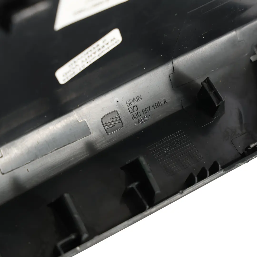 6j Door Inner Grab Handle Shell Cover Trim Front Right O/S to Seat Ibiza with Part number 6J0867198A Seat Ibiza 6j Door Inner Grab Handle Shell Cover Trim Front Right O/S - SKU 6J0867198A - Part number 6J0867198A