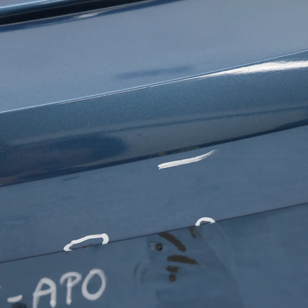 Seat Ibiza Mk4 6J Rear Bumper Panel Cover Trim Apollo Blue Metallic - W5P - SKU 6J3807421E-APO - Part number 6J3807421E