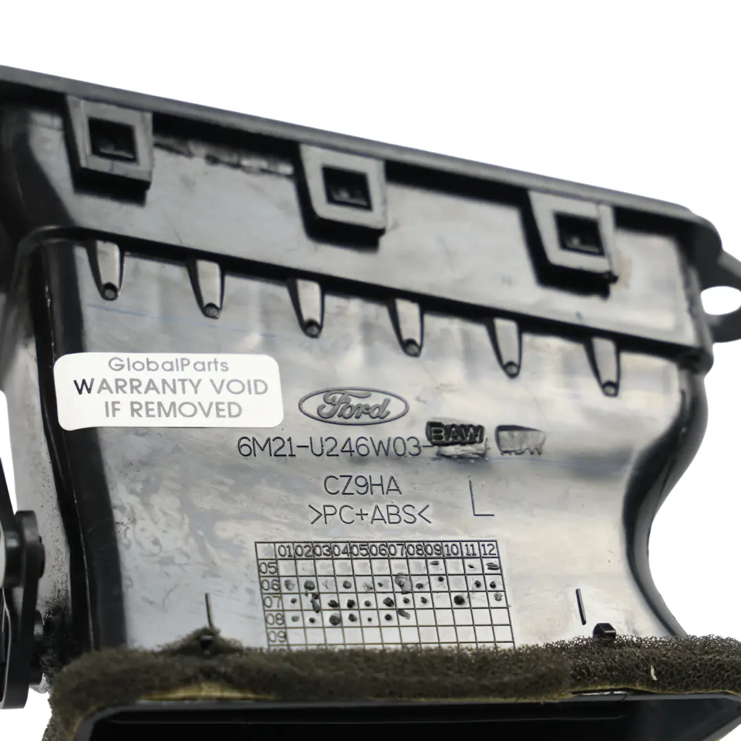 Ford Mondeo MK4 B-Säule Lüftungsgitter Verkleidung Hinten Links - SKU 6M21-U246W03-BAW - Teilenummer 6M21-U246W03-BAW