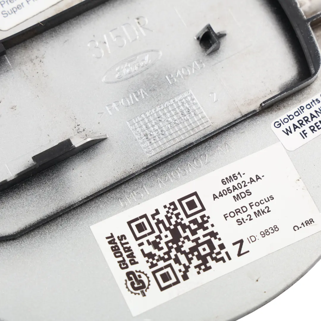 Ford Focus Mk2 Fuel Flap Cover Fill In Flap Filler Cap Moondust Silver ZJ - SKU 6M51-A405A02-AA-MDS - Part number 6M51-A405A02-AA