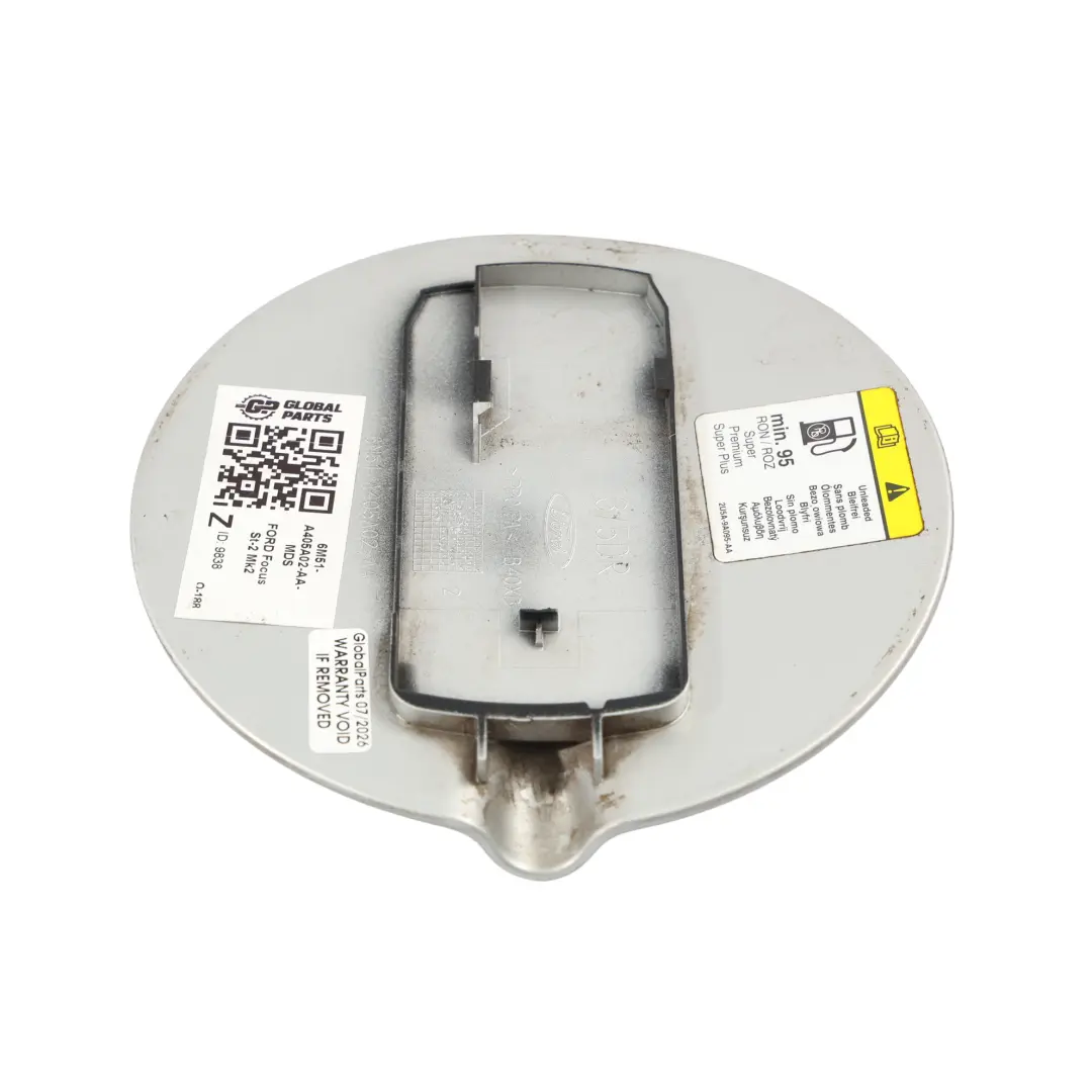 Ford Focus Mk2 Fuel Flap Cover Fill In Flap Filler Cap Moondust Silver ZJ - SKU 6M51-A405A02-AA-MDS - Part number 6M51-A405A02-AA