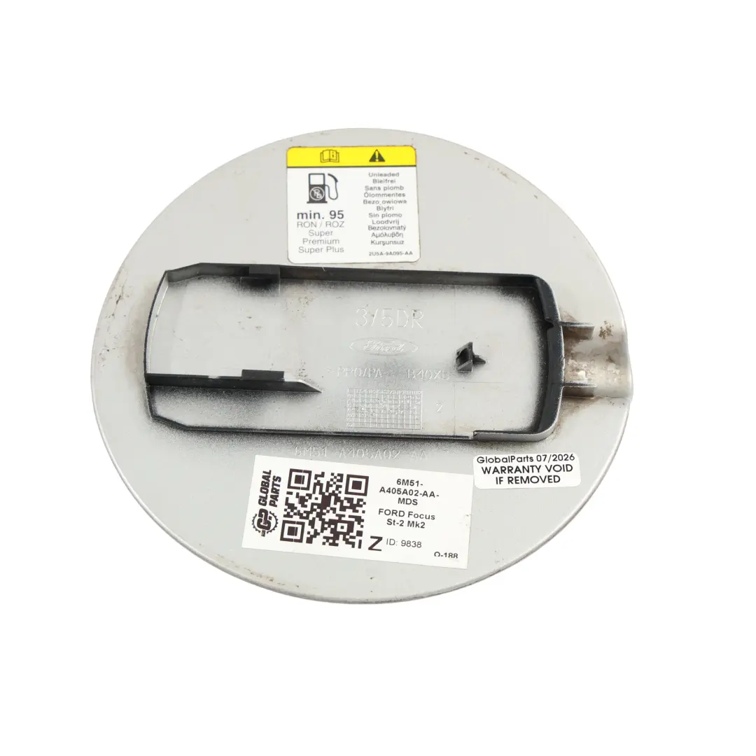 Mk2 Fuel Flap Cover Fill In Flap Filler Cap Moondust Silver ZJ to Ford Focus with Part number 6M51-A405A02-AA Ford Focus Mk2 Fuel Flap Cover Fill In Flap Filler Cap Moondust Silver ZJ - SKU 6M51-A405A02-AA-MDS - Part number 6M51-A405A02-AA
