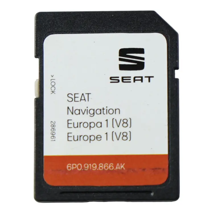 Seat Leon Cupra 5f Satelite Navigation SD Card Europe 1 V8 Maps 6P0919866AK
