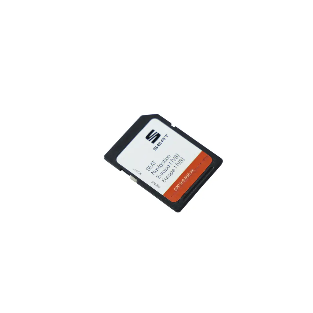Seat Leon Cupra 5f Satelite Navigation SD Card Europe 1 V8 Maps - SKU 6P0919866AK - Part number 6P0919866AK