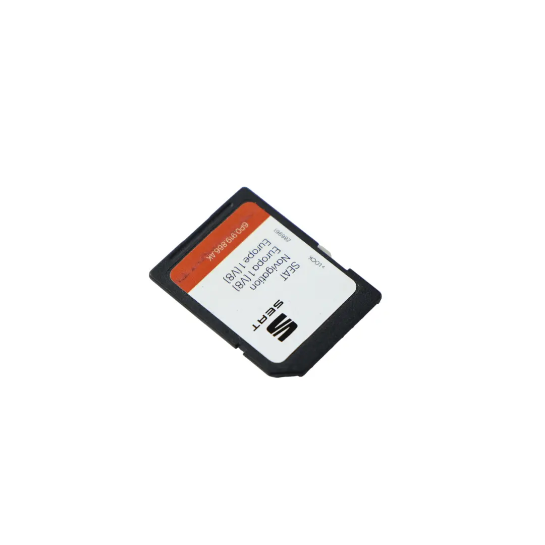 5f Satelite Navigation SD Card Europe 1 V8 Maps to Seat Leon Cupra with Part number 6P0919866AK Seat Leon Cupra 5f Satelite Navigation SD Card Europe 1 V8 Maps - SKU 6P0919866AK - Part number 6P0919866AK