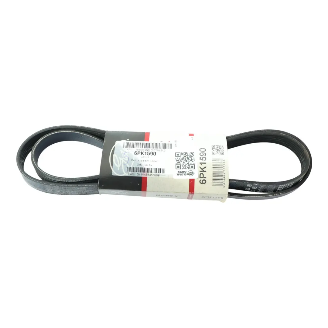 Gates Alternator Drive Belt Multi-Ribbed to with Part number 6PK1590 Gates Alternator Drive Belt Multi-Ribbed - SKU 6PK1590 - Part number 6PK1590
