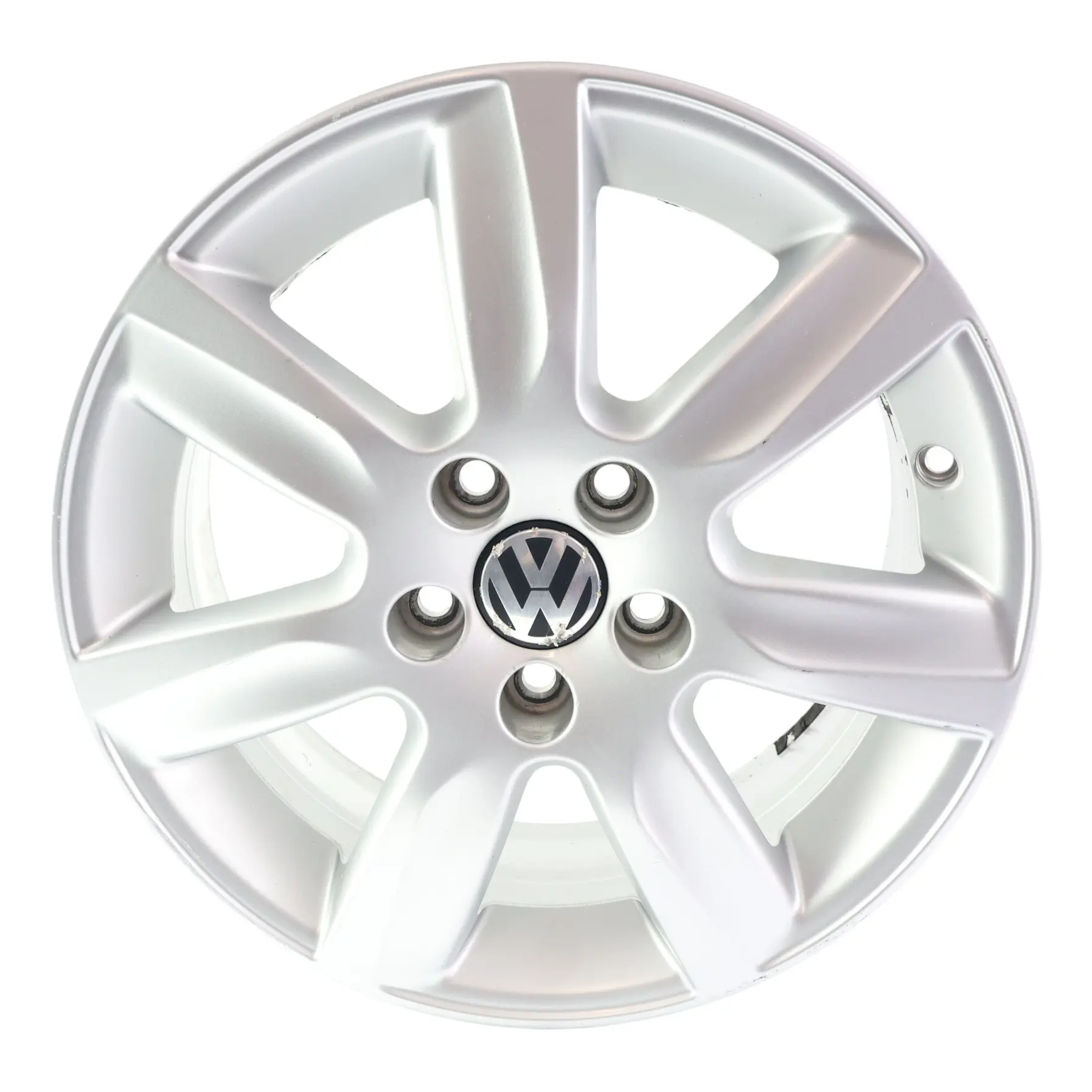 VW Volkswagen Polo 6R Mk5 Llanta de aleación plateada 15" ET:40 6J 6R0601025L