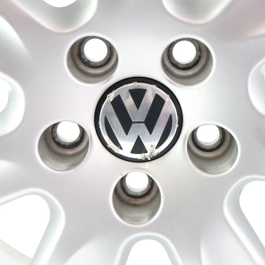 VW Volkswagen Polo 6R Mk5 Silver Wheel Alloy Rim 15" ET:40 6J - SKU 6R0601025L-1 - Part number 6R0601025L