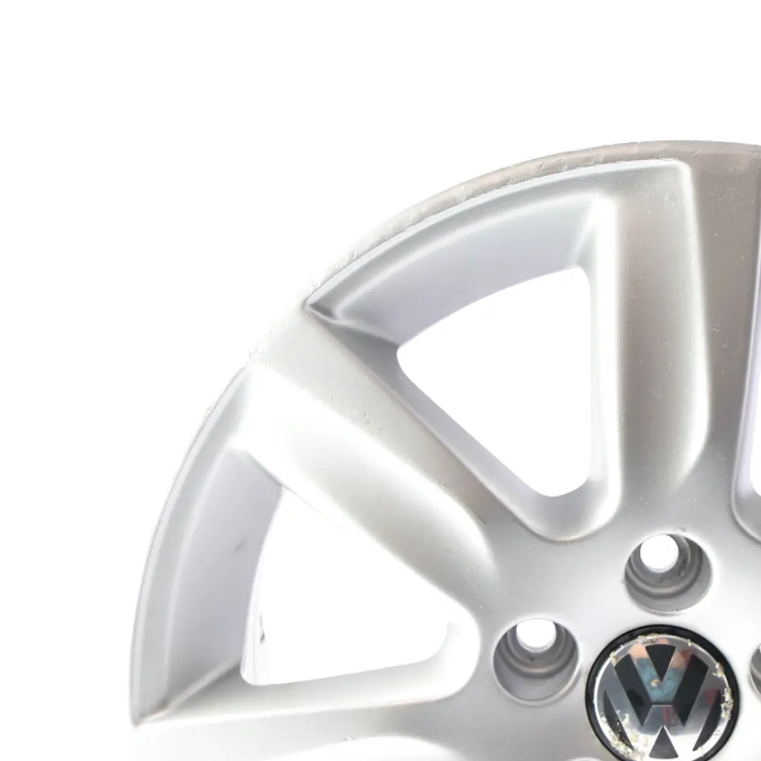 VW Volkswagen Polo 6R Mk5 Silberne Leichtmetallfelge 15" ET:40 6J - SKU 6R0601025L-2 - Teilenummer 6R0601025L