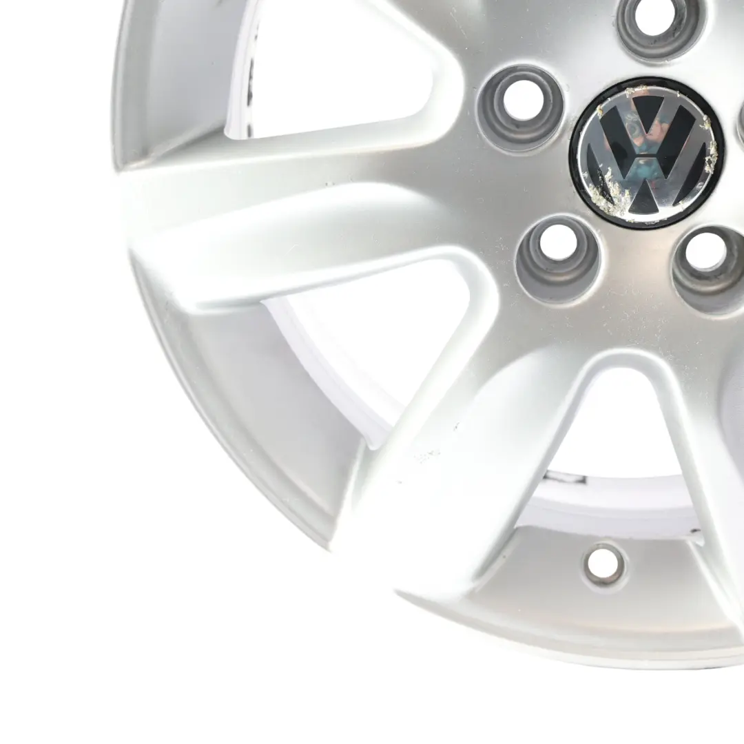 VW Volkswagen Polo 6R Mk5 Jante Alliage Argentée Pour 15" ET:40 6J - SKU 6R0601025L-2 - Numéro de pièce 6R0601025L