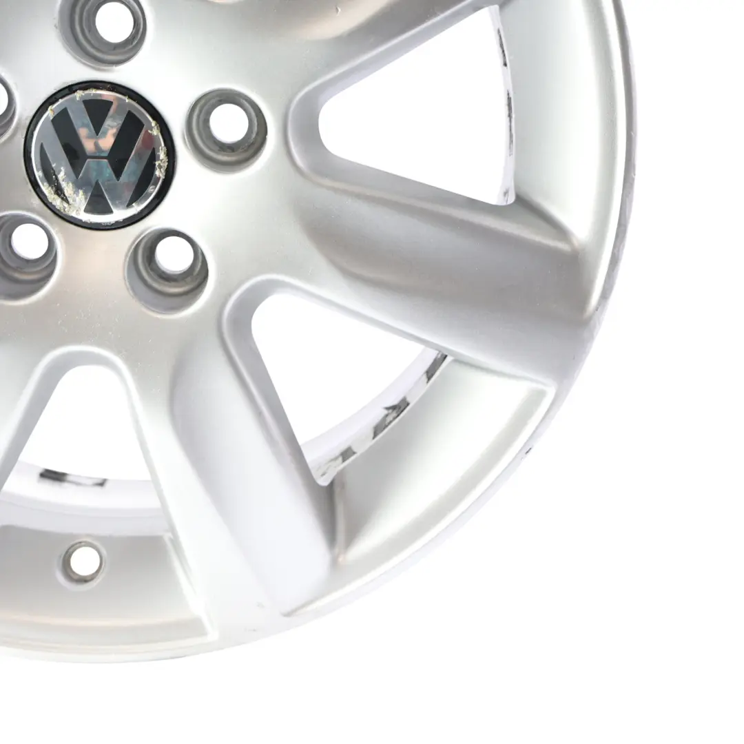 VW Volkswagen Polo 6R Mk5 Argento Cerchio Lega 15" ET:40 6J - SKU 6R0601025L-2 - Numero di parte 6R0601025L