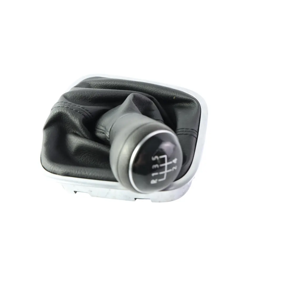 Volkswagen Polo Mk5 Gear Knob Stick Cover Leather 5 Speed Manual - SKU 6R0711456B - Part number 6R0711456B