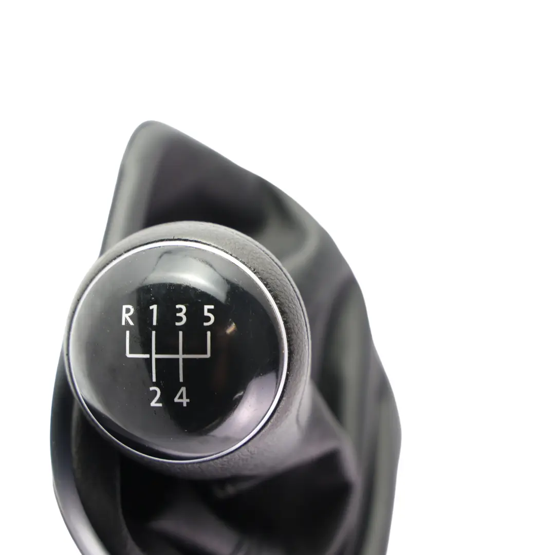 Volkswagen Polo MK5 Schaltknauf Abdeckung Leder 5 Gang Manuell - SKU 6R0711456B - Teilenummer 6R0711456B
