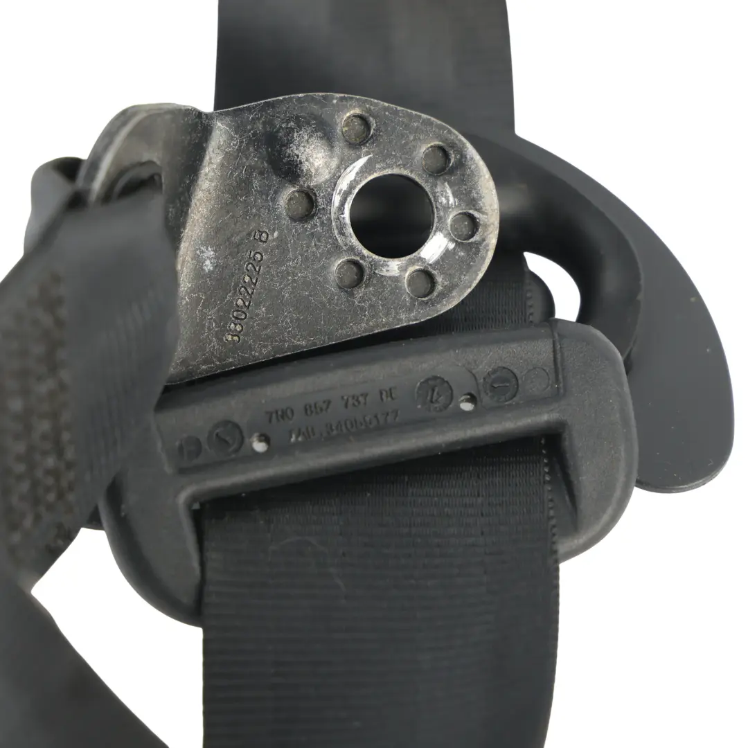 Volkswagen Polo 6R Seat Belt Black Rear Left N/S - SKU 6R0857805A - Part number 6R0857805A