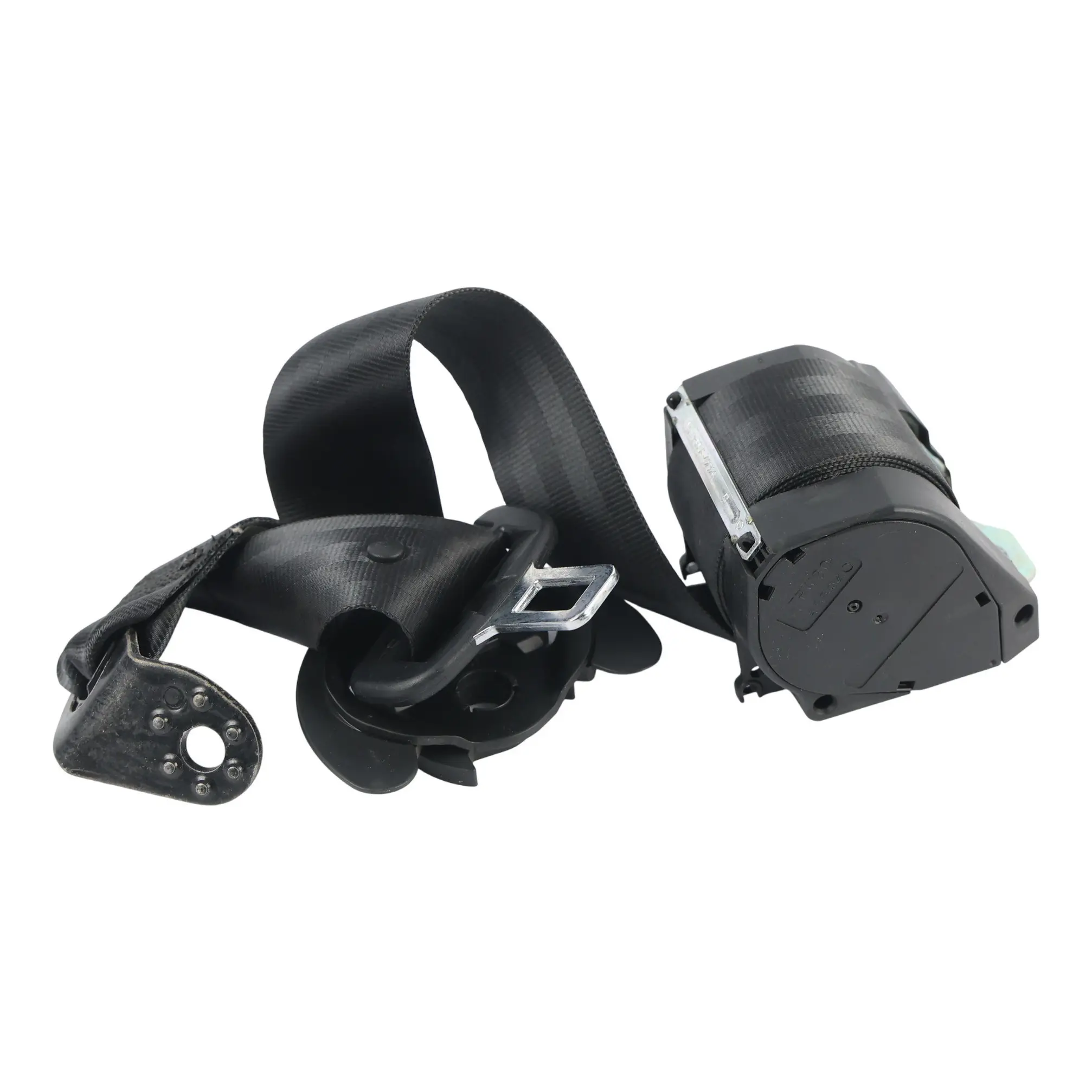 Volkswagen Polo 6R Mk5 Cintura di Sicurezza Nera Posteriore Destra 6R0857806A